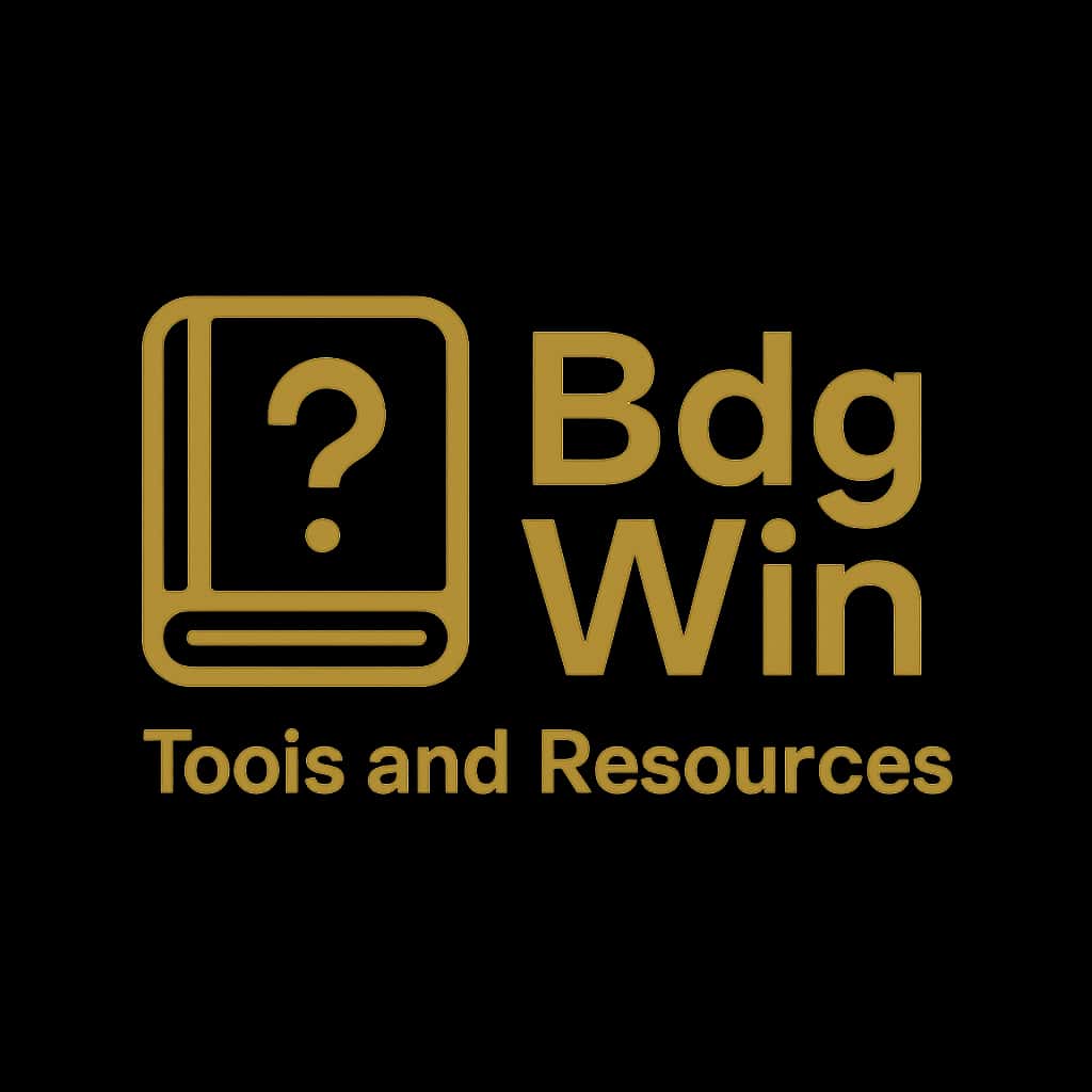 Icon representing Bdg Win Tools and Resources.