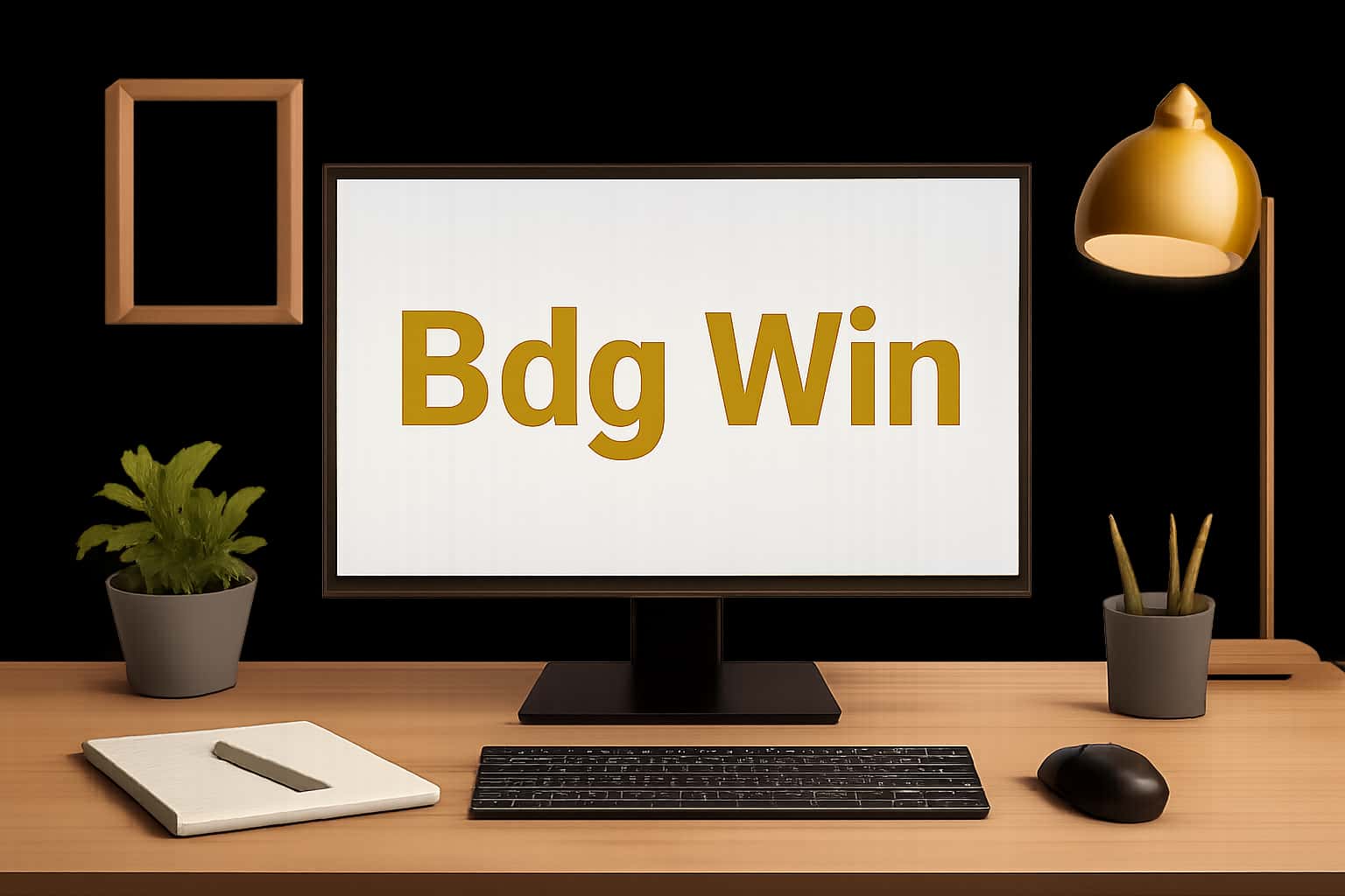 An informative scene showcasing Bdg Win features and support resources.