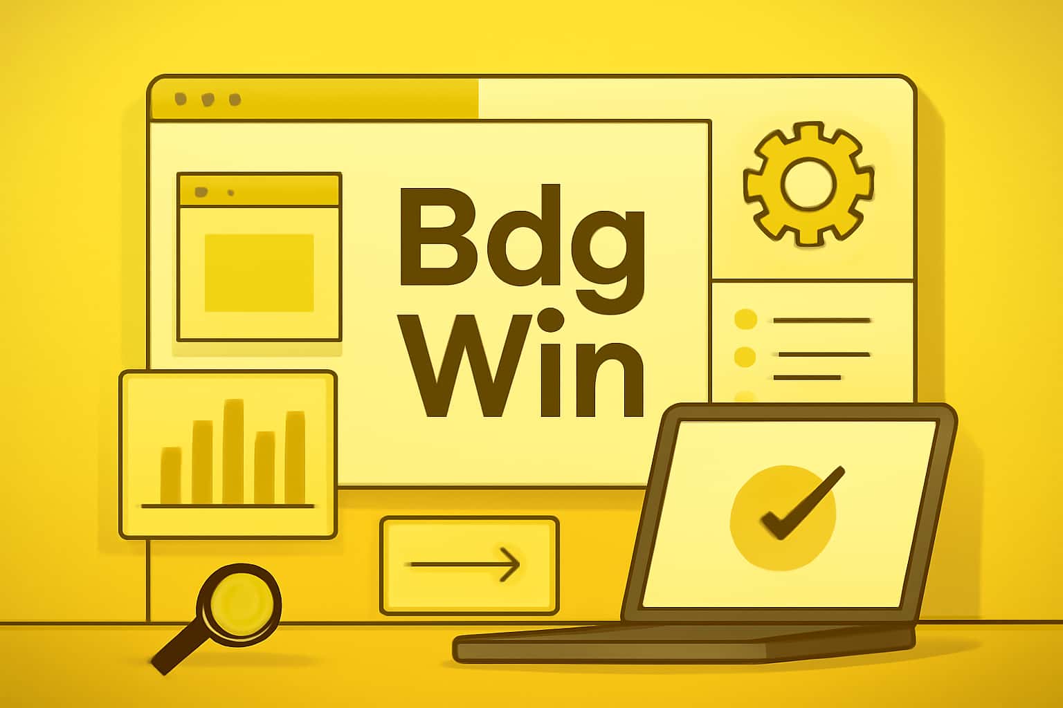 A visual representation of Bdg Win's features with a focus on user-friendly design and accessibility.