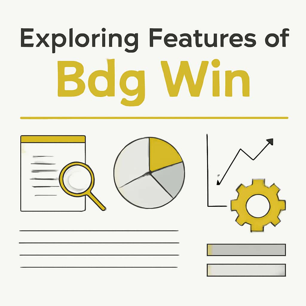 An illustrative diagram detailing the features of Bdg Win for educational purposes.
