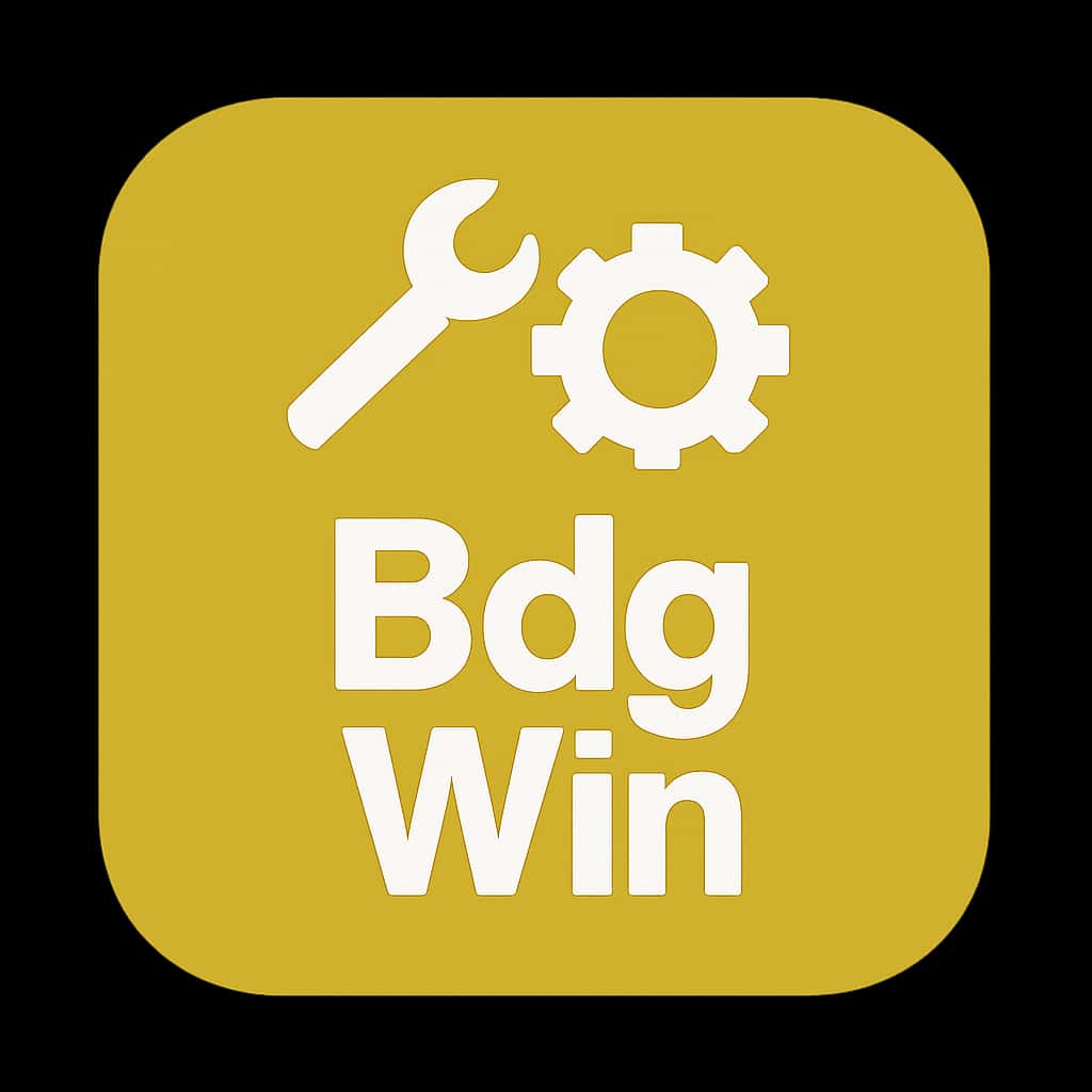 A badge design symbolizing Bdg Win issue resolution.