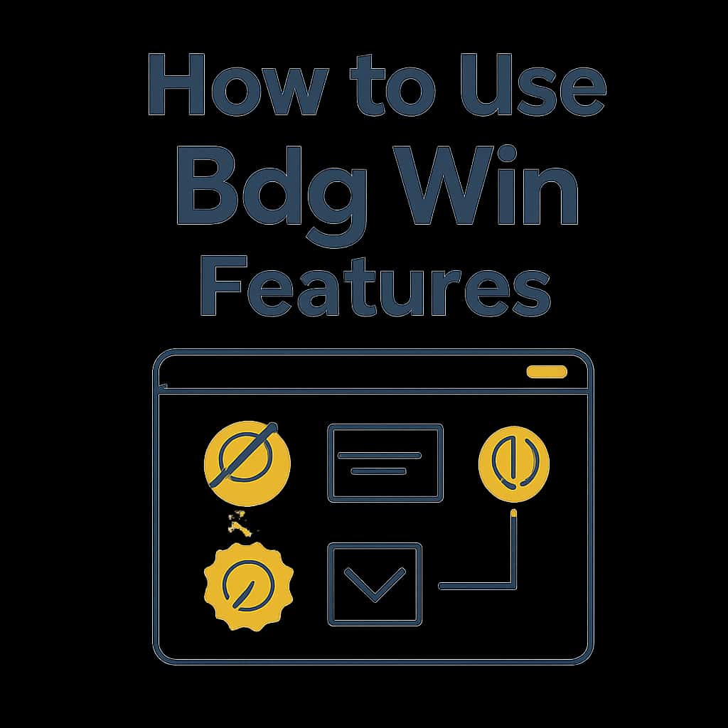 An educational diagram about Bdg Win features.