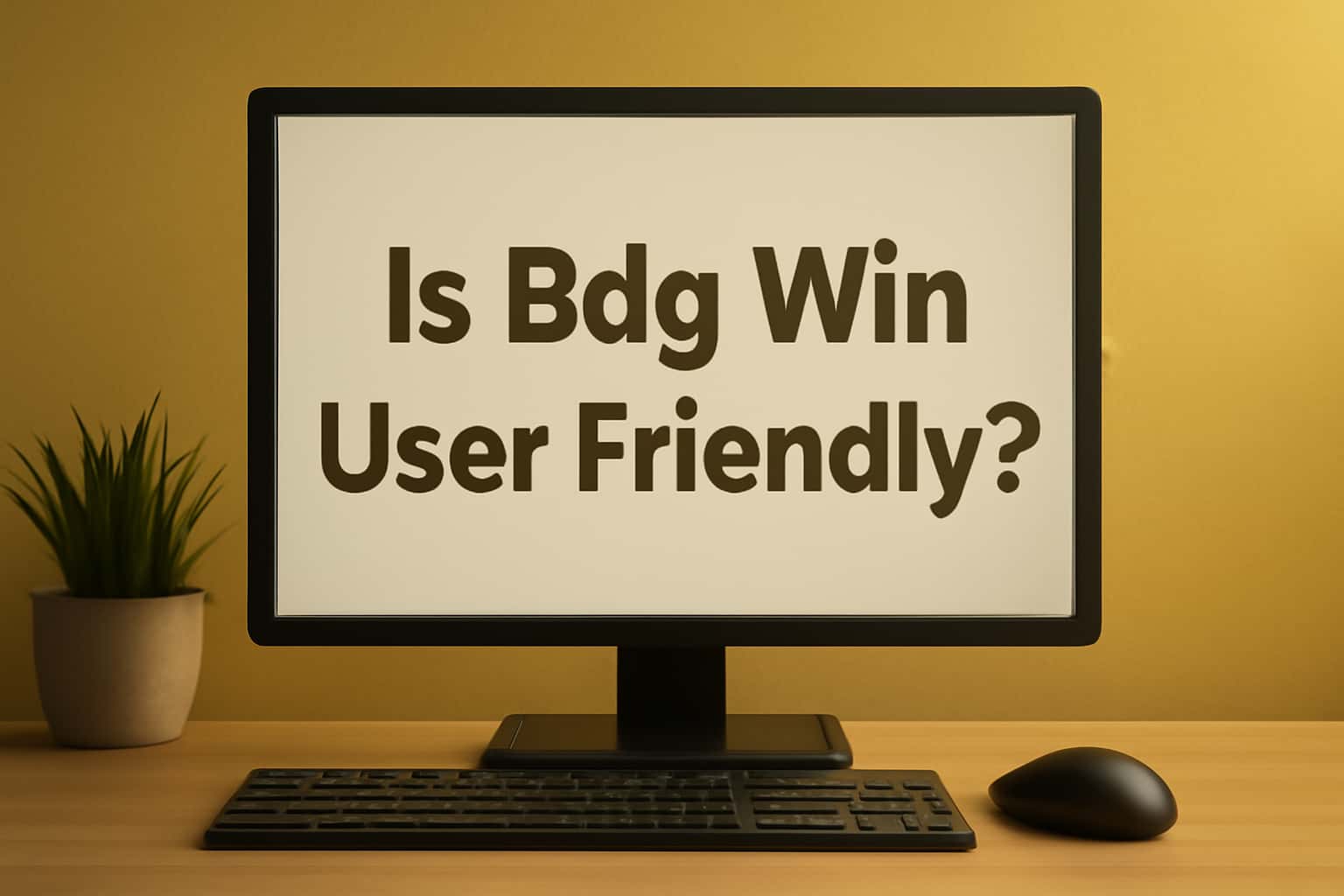 An informative scene showcasing the user-friendly design of Bdg Win.